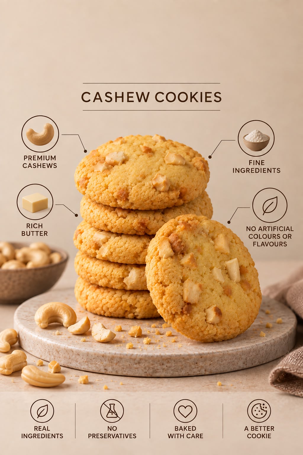 Butter Hut Premium Cashew Cookies