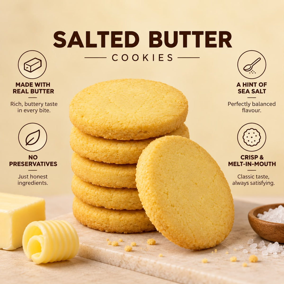 Butter Hut Premium Salted Butter Cookies